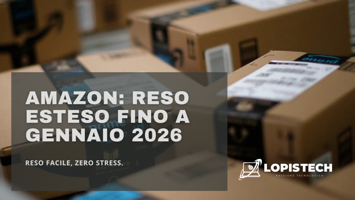 Reso Amazon esteso fino al 31 gennaio 2026